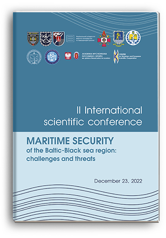 Cover for MARITIME SECURITY OF THE BALTIC-BLACK SEA REGION: CHALLENGES AND THREATS