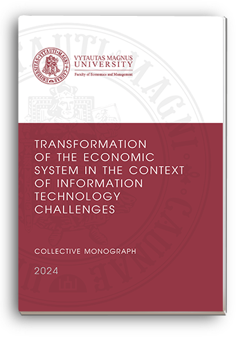 Cover for TRANSFORMATION OF THE ECONOMIC SYSTEM IN THE CONTEXT OF INFORMATION TECHNOLOGY CHALLENGES: Collective monograph