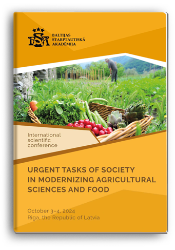 Cover for URGENT TASKS OF SOCIETY IN MODERNIZING AGRICULTURAL SCIENCES AND FOOD