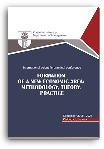 Cover for FORMATION OF A NEW ECONOMIC AREA: METHODOLOGY, THEORY, PRACTICES: International Scientific Conference