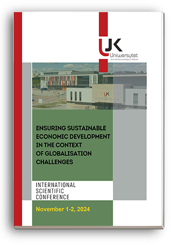 Cover for ENSURING SUSTAINABLE ECONOMIC DEVELOPMENT IN THE CONTEXT OF GLOBALISATION CHALLENGES: International Scientific Conference