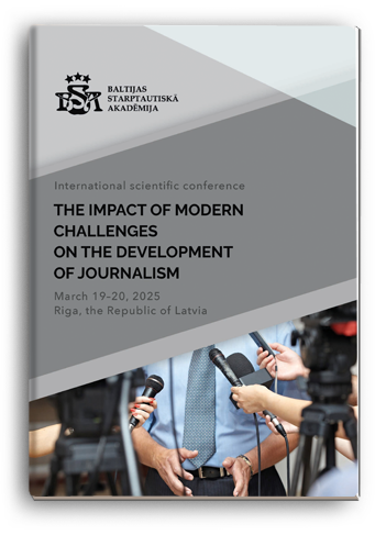 Cover for TRENDS THE IMPACT OF MODERN CHALLENGES ON THE DEVELOPMENT OF JOURNALISM