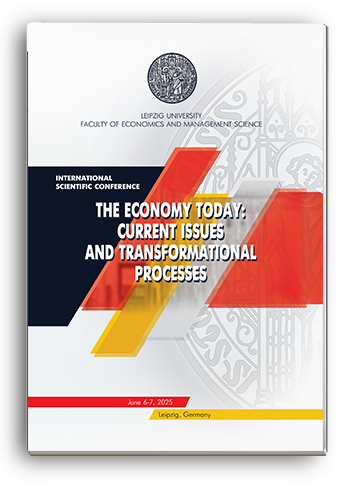 Cover for THE ECONOMY TODAY: CURRENT ISSUES AND TRANSFORMATIONAL PROCESSES: International Scientific Conference