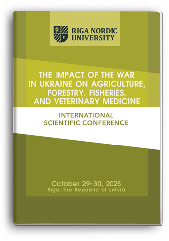 Cover for THE IMPACT OF THE WAR IN UKRAINE ON AGRICULTURE, FORESTRY, FISHERIES, AND VETERINARY MEDICINE
