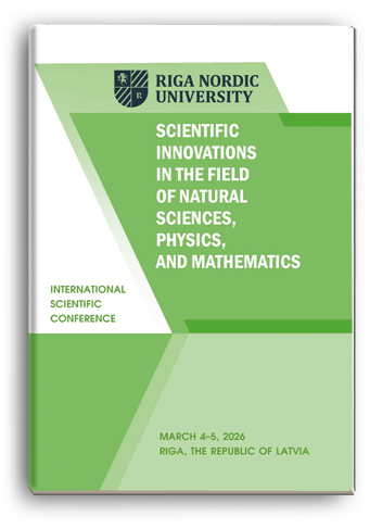 Cover for SCIENTIFIC INNOVATIONS IN THE FIELD OF NATURAL SCIENCES, PHYSICS, AND MATHEMATICS