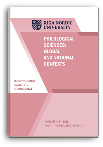 Cover for PHILOLOGICAL SCIENCES: GLOBAL AND NATIONAL CONTEXTS