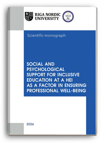 Cover for SOCIAL AND PSYCHOLOGICAL SUPPORT FOR INCLUSIVE EDUCATION AT A HEI AS A FACTOR IN ENSURING PROFESSIONAL WELL-BEING