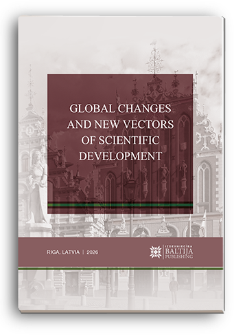 Cover for GLOBAL CHANGES AND NEW VECTORS OF SCIENTIFIC DEVELOPMENT: Scientific monograph