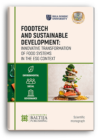 Cover for FOODTECH AND SUSTAINABLE DEVELOPMENT: INNOVATIVE TRANSFORMATION OF FOOD SYSTEMS IN THE ESG CONTEXT