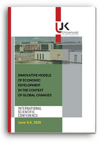 Cover for INNOVATIVE MODELS OF ECONOMIC DEVELOPMENT IN THE CONTEXT OF GLOBAL CHANGES: International Scientific Conference