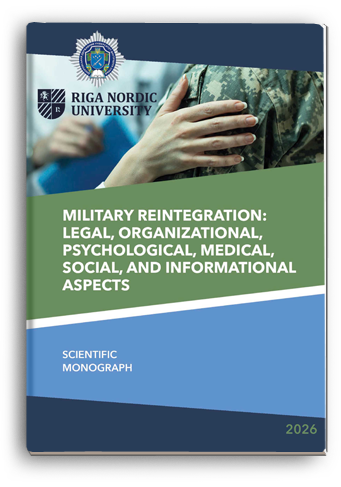 Cover for MILITARY REINTEGRATION: LEGAL, ORGANIZATIONAL, PSYCHOLOGICAL, MEDICAL, SOCIAL, AND INFORMATIONAL ASPECTS