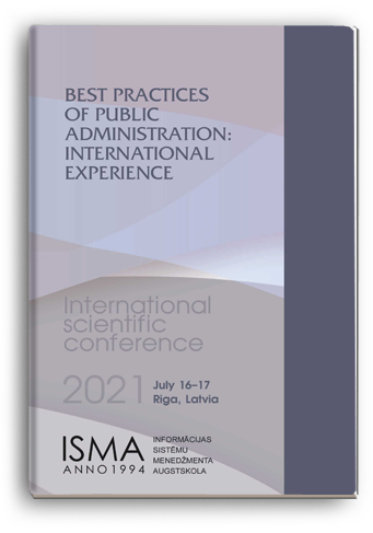 Cover for BEST PRACTICES OF PUBLIC ADMINISTRATION: INTERNATIONAL EXPERIENCE