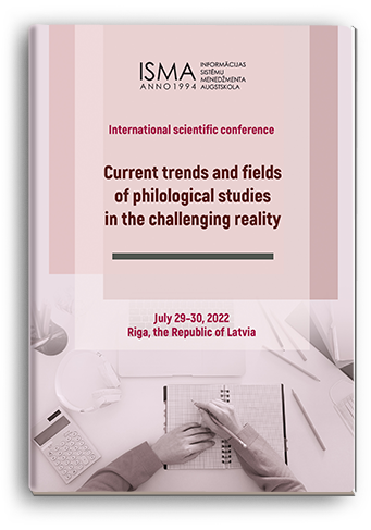 Cover for CURRENT TRENDS AND FIELDS OF PHILOLOGICAL STUDIES IN THE CHALLENGING REALITY