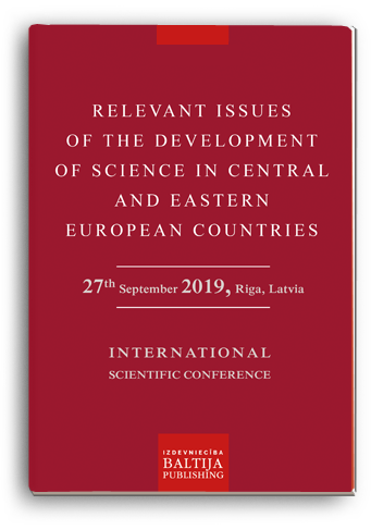 Cover for RELEVANT ISSUES OF THE DEVELOPMENT OF SCIENCE IN CENTRAL AND EASTERN EUROPEAN COUNTRIES: International Scientific Conference