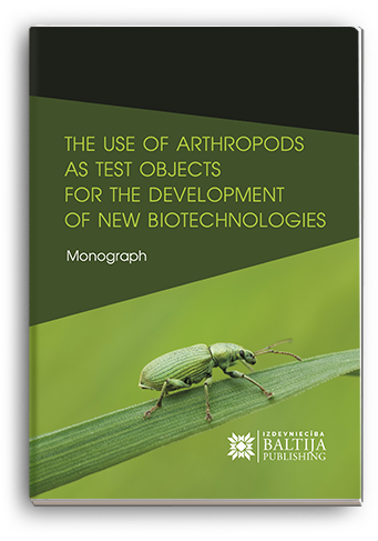 Cover for THE USE OF ARTHROPODS AS TEST OBJECTS FOR THE DEVELOPMENT OF NEW BIOTECHNOLOGIES
