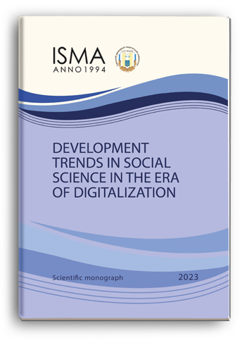 Cover for DEVELOPMENT TRENDS IN SOCIAL SCIENCE IN THE ERA OF DIGITALIZATION