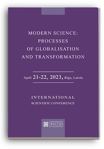 Cover for MODERN SCIENCE: PROCESSES OF GLOBALISATION AND TRANSFORMATION