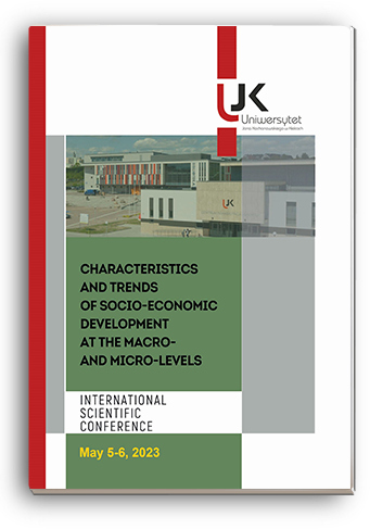 Cover for CHARACTERISTICS AND TRENDS OF SOCIO-ECONOMIC DEVELOPMENT AT THE MACRO- AND MICRO-LEVELS