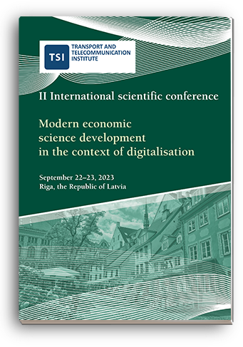 Cover for MODERN ECONOMIC SCIENCE DEVELOPMENT IN THE CONTEXT OF DIGITALISATION: ІІ International Scientific Conference