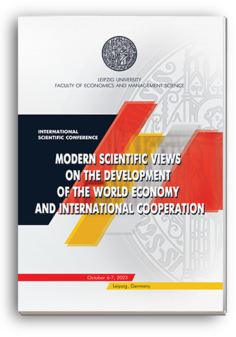 Cover for MODERN SCIENTIFIC VIEWS ON THE DEVELOPMENT OF THE WORLD ECONOMY AND INTERNATIONAL COOPERATION: International Scientific Conference