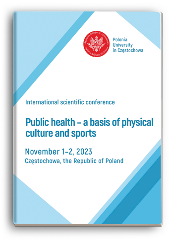 Cover for PUBLIC HEALTH – A BASIS OF PHYSICAL CULTURE AND SPORTS